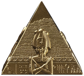 2025 Djibouti Pyramids 6oz of Giza Gilded Edition 3Coin set