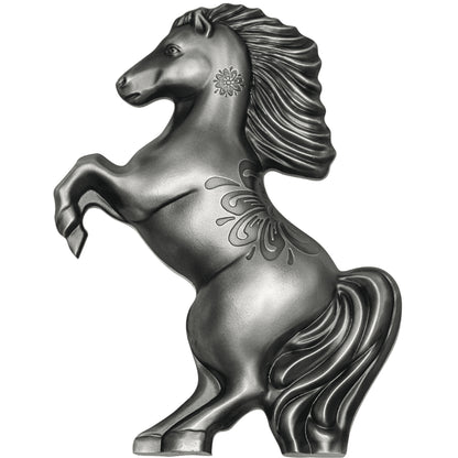 2026 Mongolia Lunar Year Wild Horse 1oz Silver Proof Coin - 999 mintage only