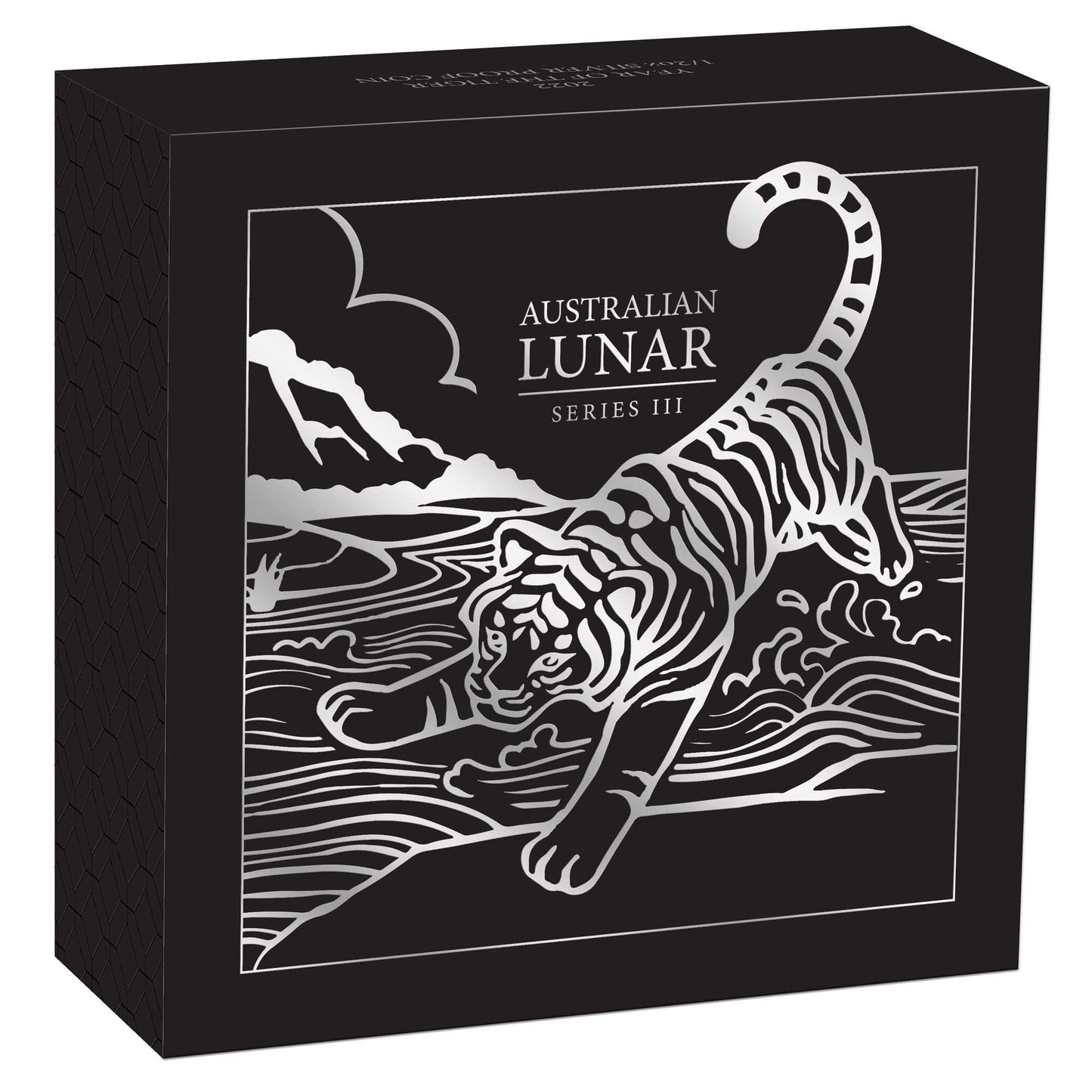 2022 Perth Mint Lunar Series III Year of the Tiger 1/2 oz Silver Coloured Proof Coin