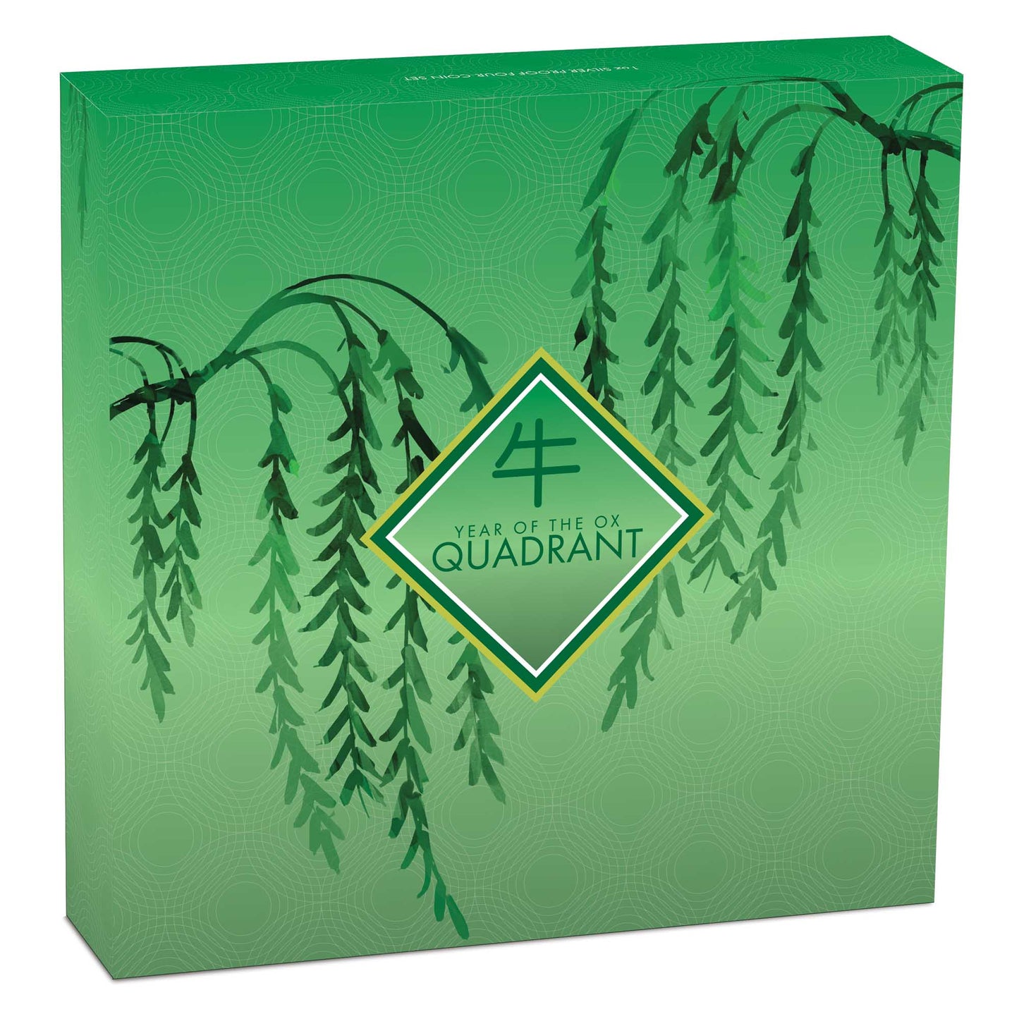 2021 Perth Mint Year of the Ox Quadrant  1oz Silver Proof Four-Coin Set