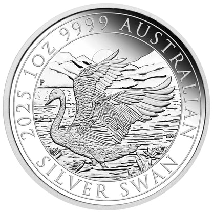 2025 Perth Mint Anda Swan 1oz Silver Proof Coin