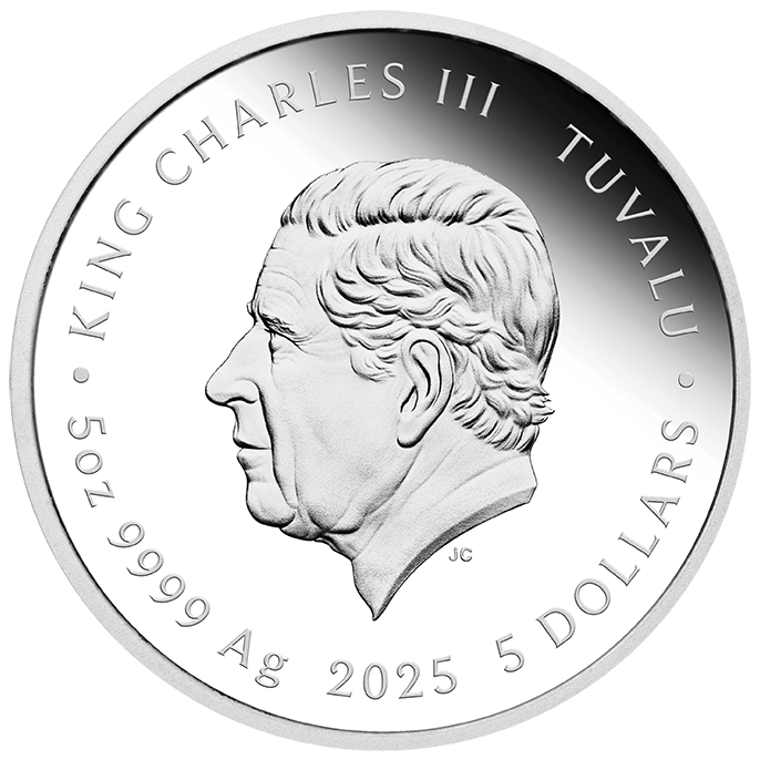 2025 Perth Mint Twelve Baby Lunar Animals 5oz Silver Proof Coloured Coin - Cert 20