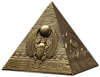 2025 Djibouti Pyramids 6oz of Giza Gilded Edition 3Coin set