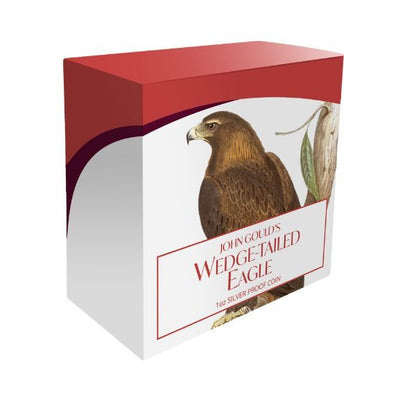 2025 Niue Birds of Australia $1 Wedge-tailed Eagle 1oz Silver Proof Coin
