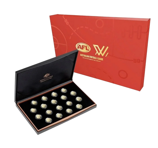 2023 RAM AFL 18 Proof Coin Collection