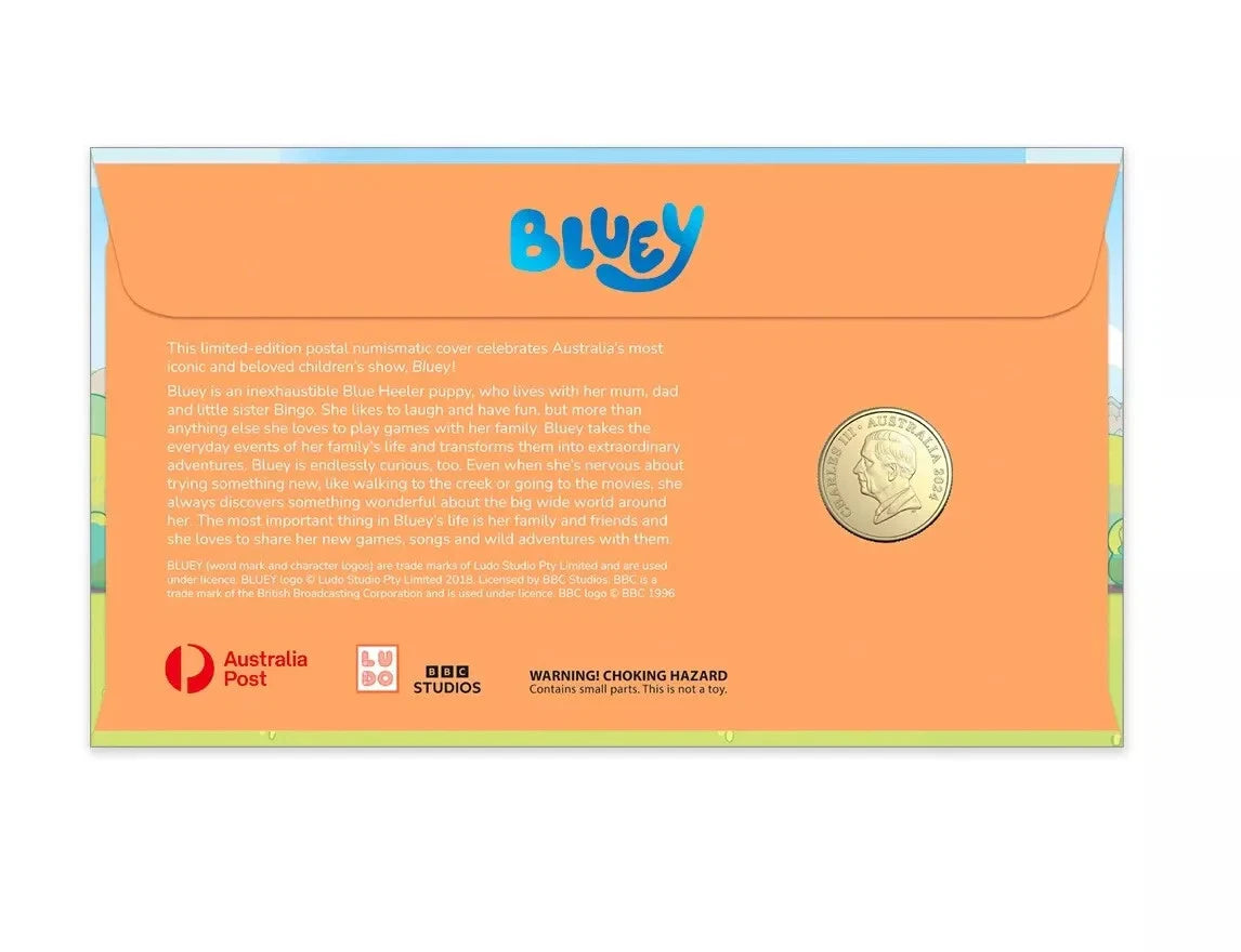 2024 Royal Australian Mint Coloured Bluey Limited Edition PNC