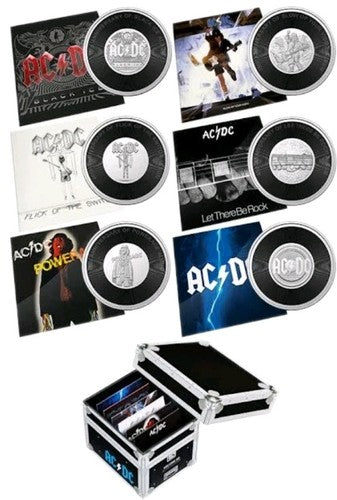 2022-23 RAM AC/DC 6 Six 20c Unc Coin Collection in Box.