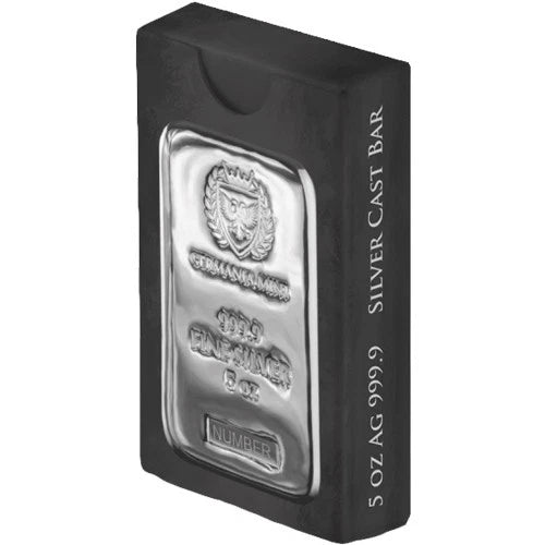 Germania Mint 5oz Cast Silver Bar