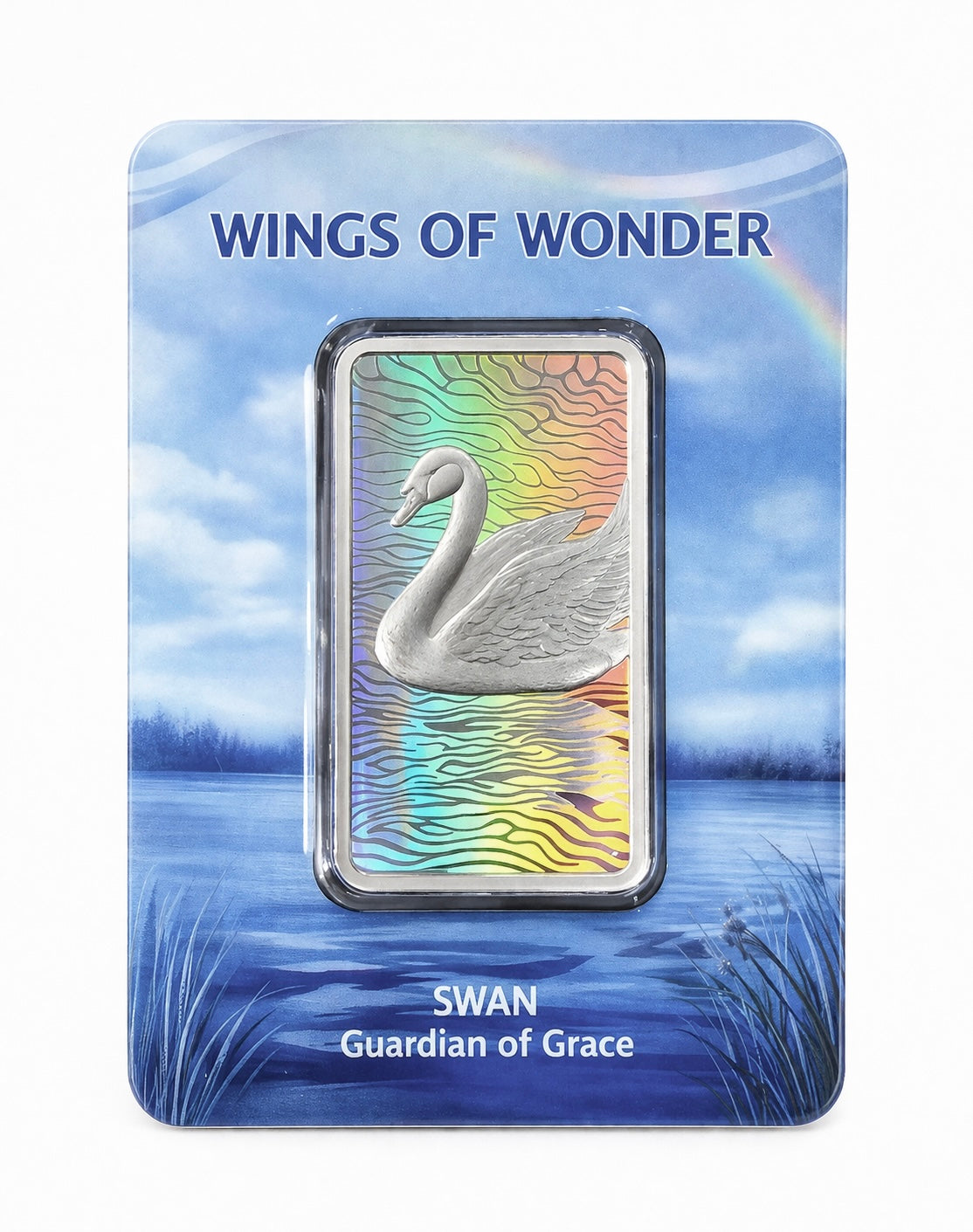 2026 Wings of Wonder Swan 1oz Silver Hologram Bar