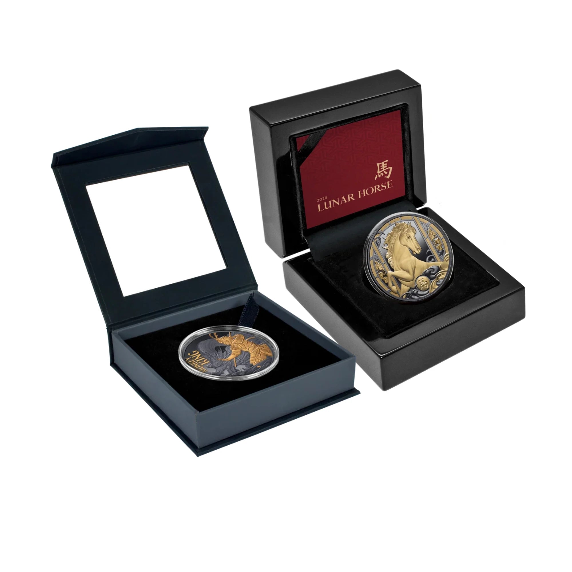 2026 Niue Monkey King & Lunar Horse 1oz Gold-Plated Silver 2 Coin Collection