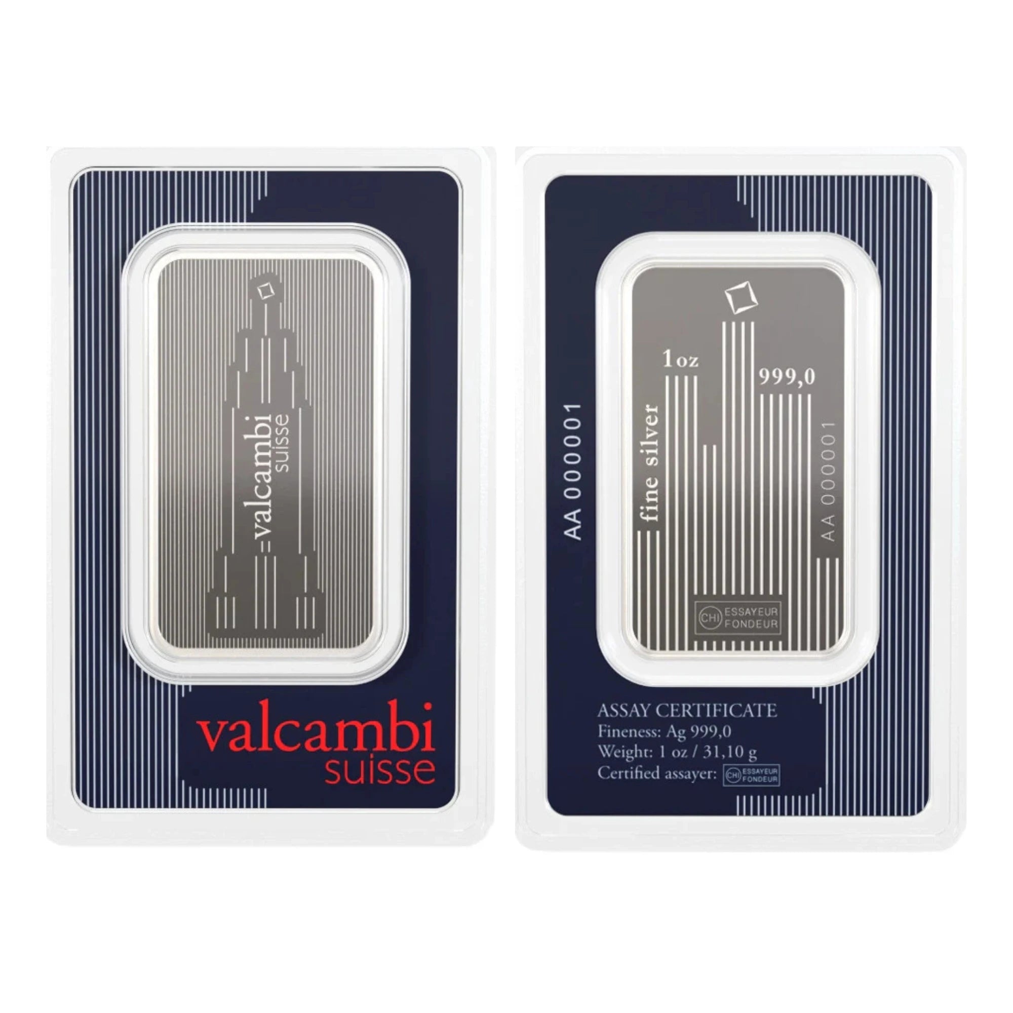 Valcambi Skyline 1oz Silver Bullion Bar