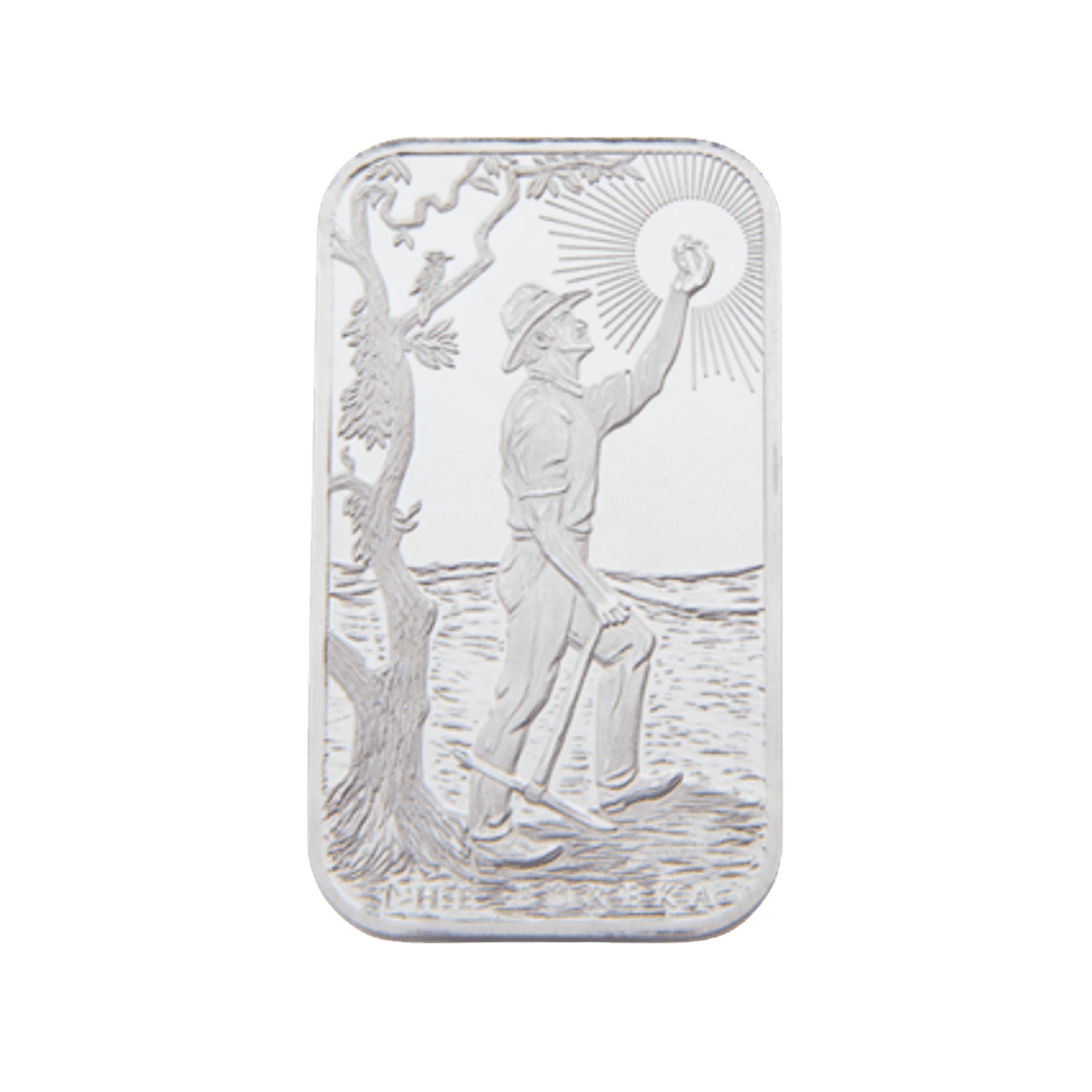 ABC Mint Eureka Sealed 1oz Silver Bullion Bar on Card