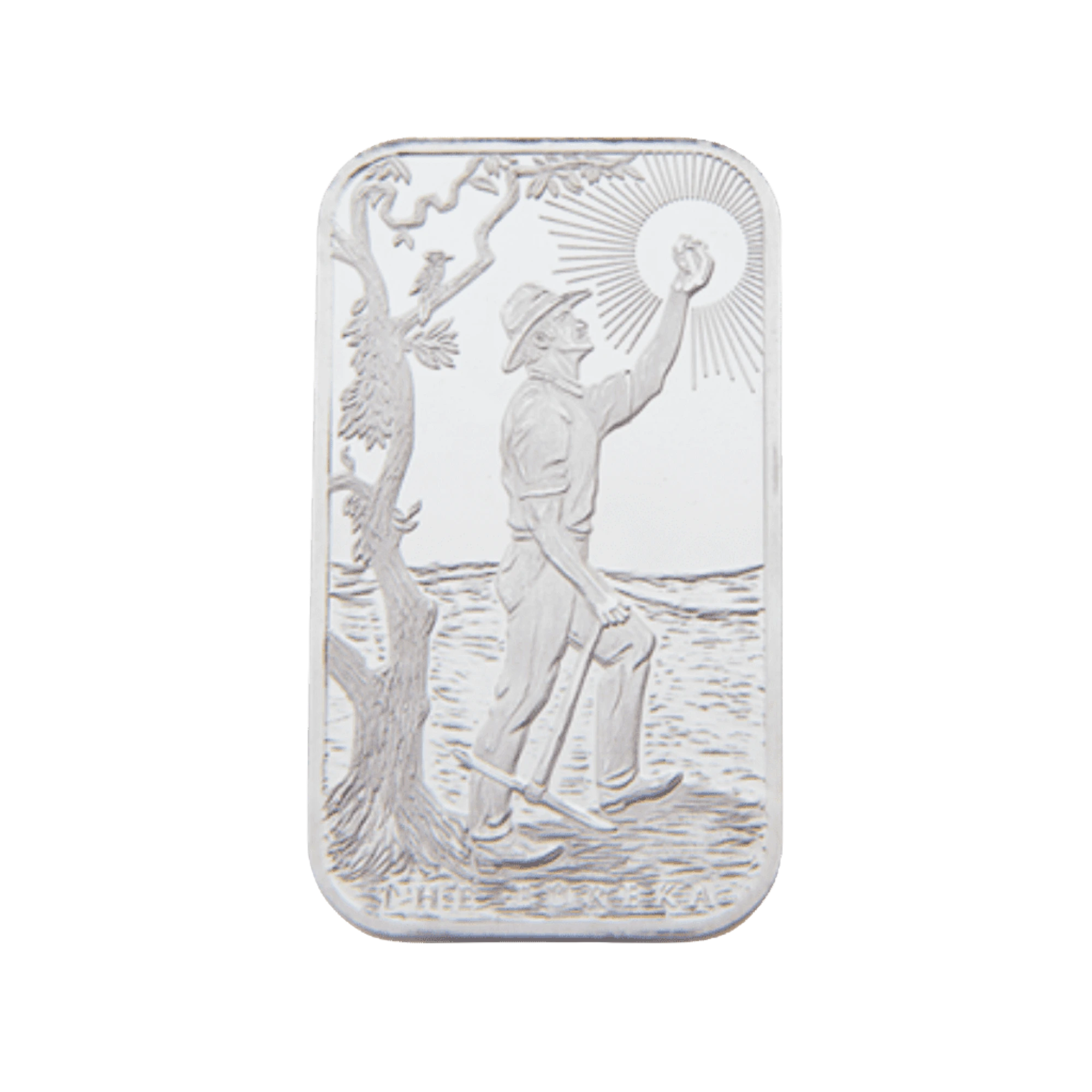 ABC Mint Eureka Sealed 1oz Silver Bullion Bar on Card